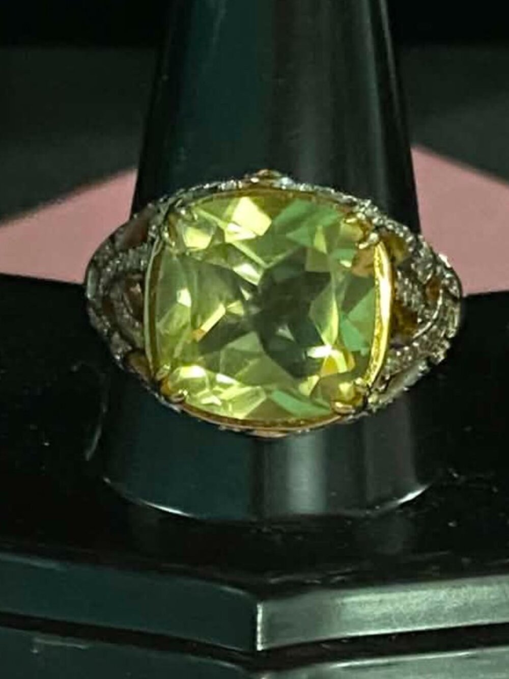 .925 GP 8.1CT Lemon Quartz ring